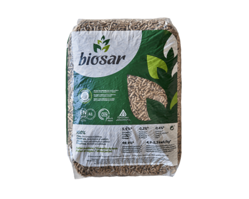 L'hiver se prépare dés aujourd'hui. pré-commande de pellets a la palette 77 sacs de marque biosar.